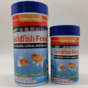 Exklusive Goldfisch -Aquarium -Fischfutter